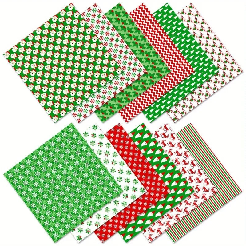 Weihnachtliches Geschenkpapier Set