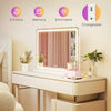 LED Vanity Mirror with Dimmable 3-Color Lighting
