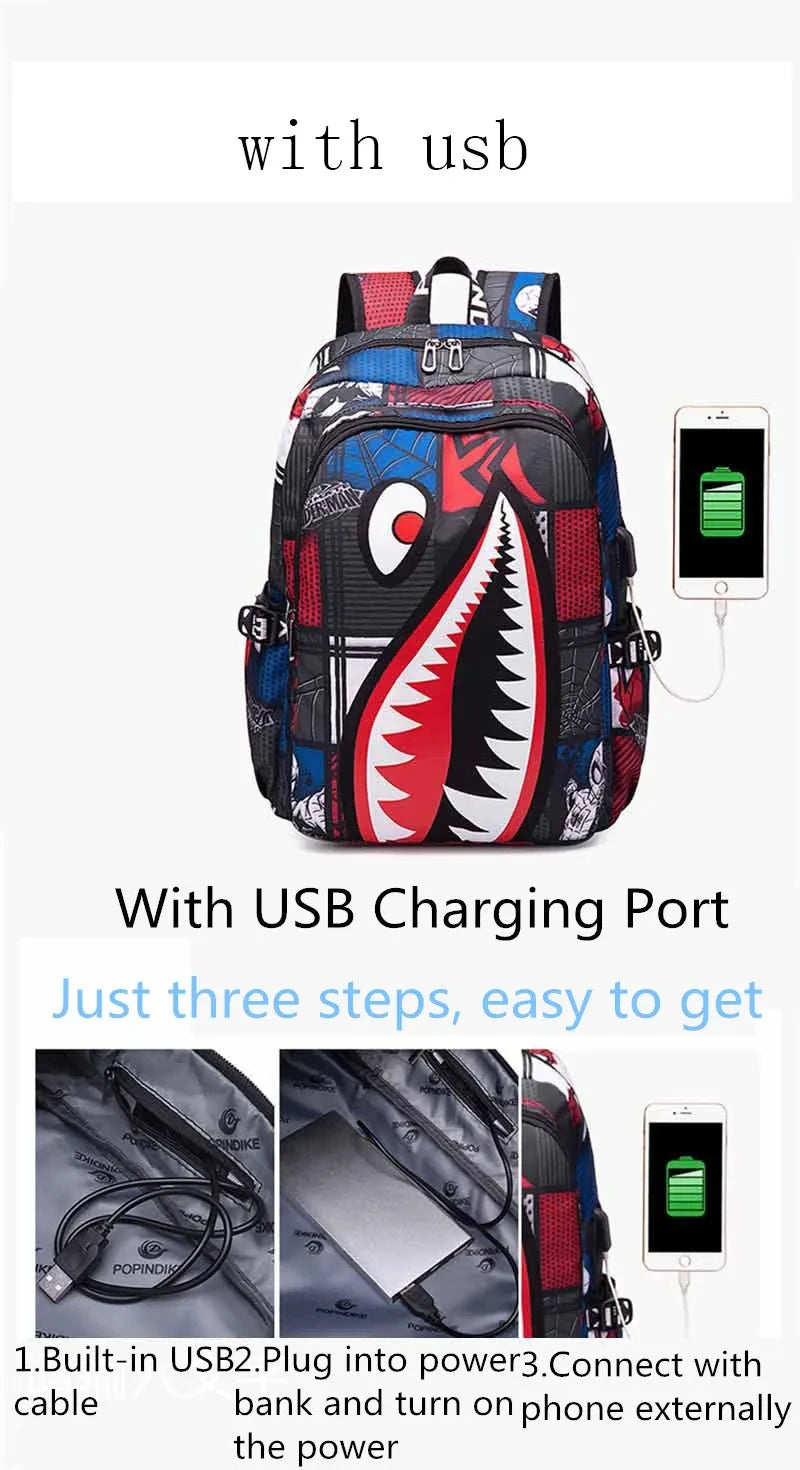 Anti-Theft Waterproof Travel Backpack