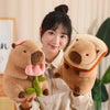 Cute Turtle Backpack Capybara Plush Toy Set