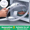 Microwave Splatter Guard with Steam Vent and Handle