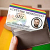 Premium Lifetime Membership Card - Hilarious Gift for Friends & Colleagues