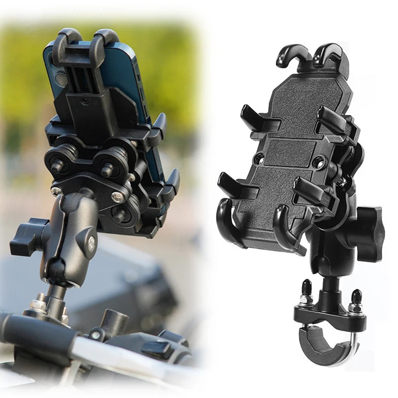 Shock-Absorbing Motorcycle Phone Mount
