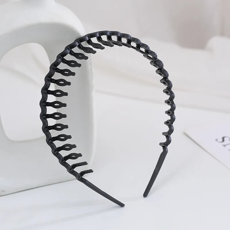 Elegant Solid Color Wave Hairbands