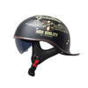 Vintage Retro Half Motorcycle Helmet – Unisex ABS Scooter Helmet