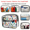 Transparent Travel Makeup Bag with Large Capacity Organizer