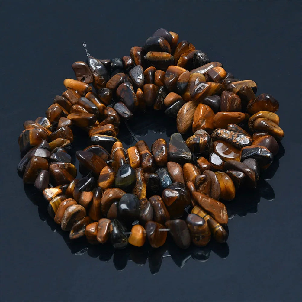Natural Stone Beads Strand for Jewelry Making – Irregular Crystal Agate Chips