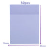Clear Self-Adhesive Sticky Notes Pack of 50