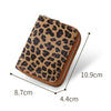 Leopard Print RFID Blocking Compact Wallet