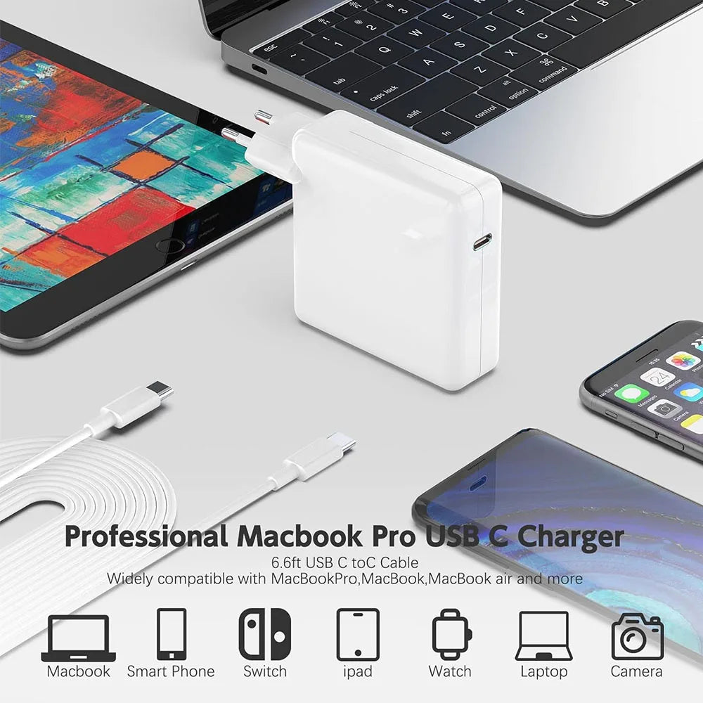 USB-C Power Adapter for MacBook Pro (61W / 87W / 96W / 118W)