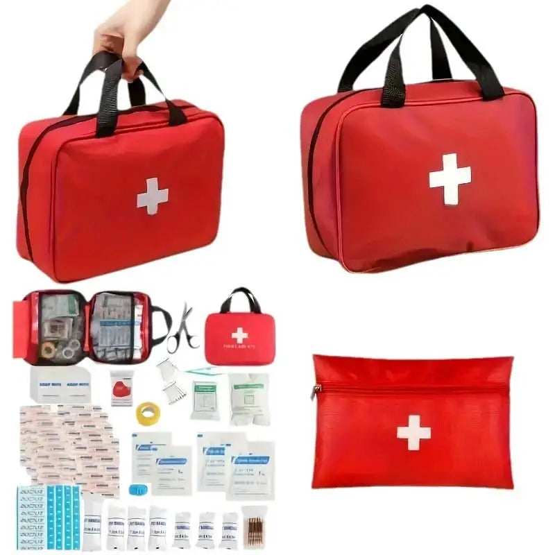 Compact First Aid Kit for Home, Travel & Outdoor Adventures