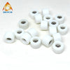 A collection of white PU coated fingerboard wheels with precision bearings.