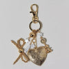 Beaded Keychain with Evil Eye Charm and Tassel
