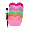 Silicone Makeup Brush Cleaning Mat with Textured Surface