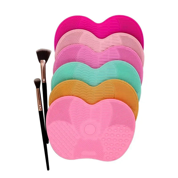Silicone Makeup Brush Cleaning Mat with Textured Surface