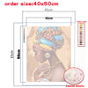 Adult Paint by Numbers Kit – African Women Portrait on Canvas