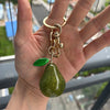 Crystal Fruit Bag Charm Keychain