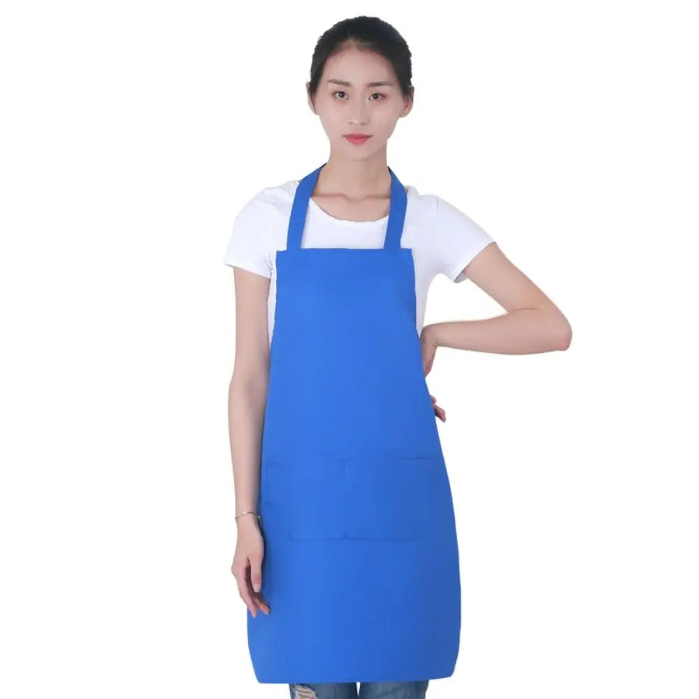 Waterproof PVC Chef Apron with Convenient Pockets