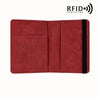 Vintage PU Travel Passport Holder with RFID Protection