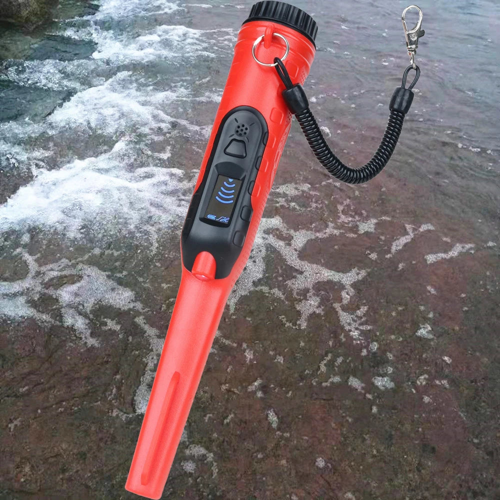 IP68 Waterproof Pinpointer Metal Detector with LED Flashlight