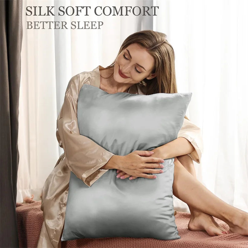 Luxury Mulberry Silk Pillowcase Set (2-Pack)