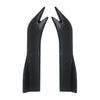 Universal Car Rear Bumper Splitters with Carbon Fiber Finish