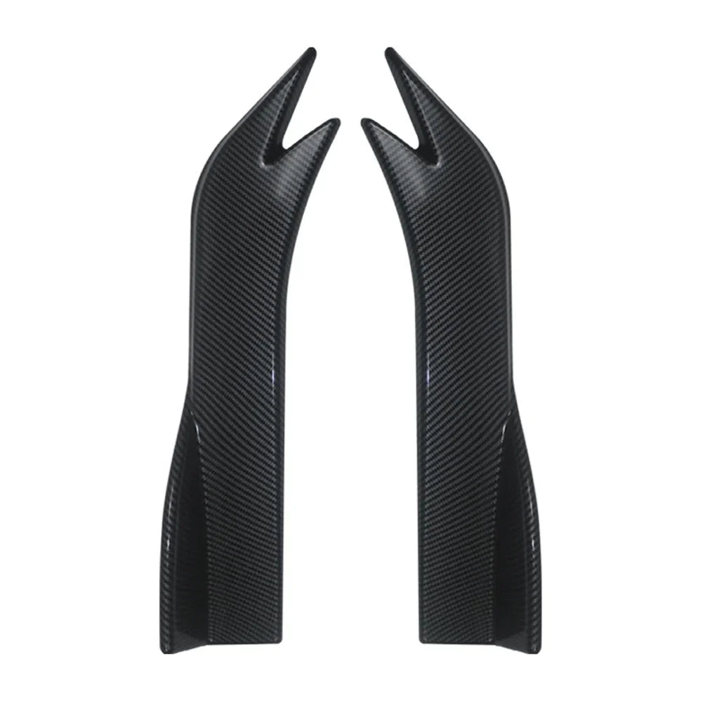 Universal Car Rear Bumper Splitters with Carbon Fiber Finish