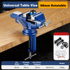 360° Swivel Clamp-On Table Vise for Workbench