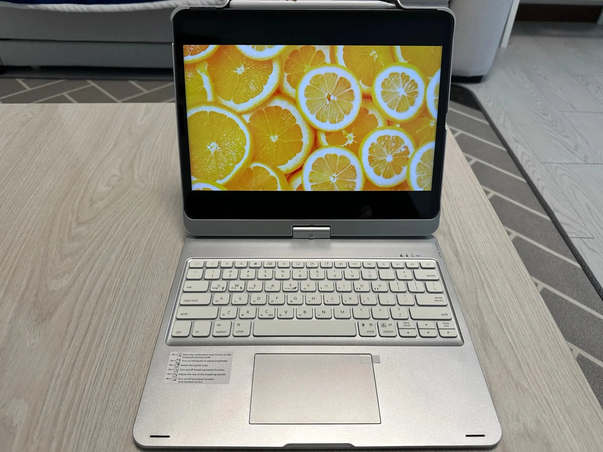 360° Rotating iPad Keyboard Case with Touchpad