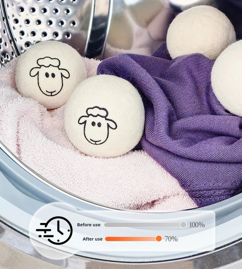 Eco-Friendly Wool Dryer Balls for Soft, Static-Free Laundry