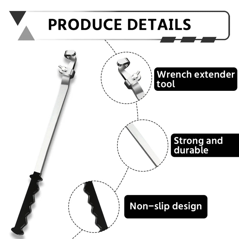 50 cm Ratschenverlängerung - Schwerlast aus Chrom-Vanadium-Stahl