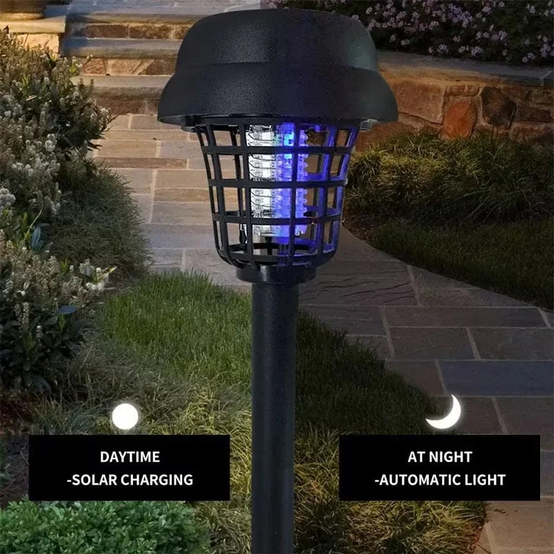 Solar-Powered Bug Zapper Lamp