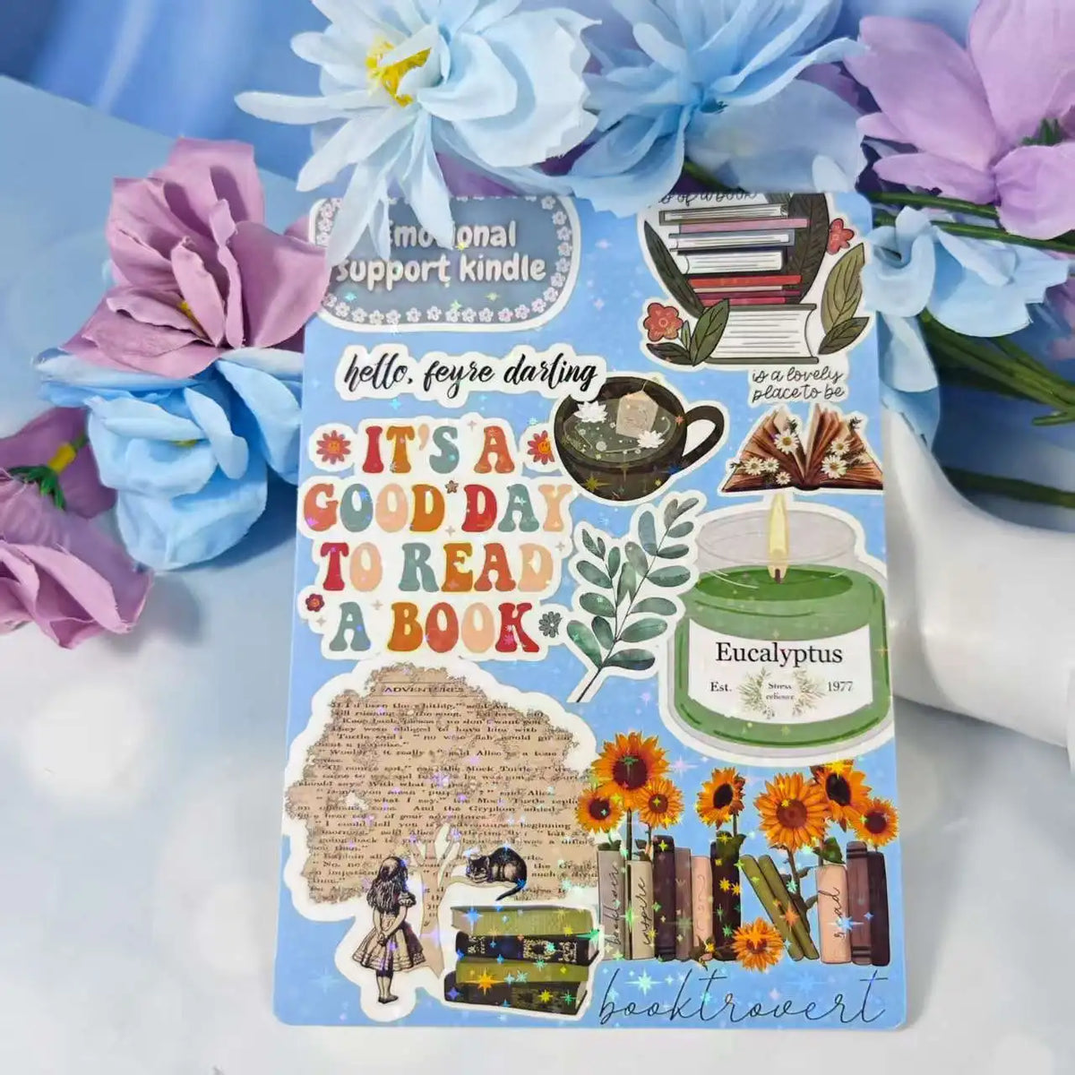 Cartoon Bow Design Insert Cards for Transparent Tablet Cases