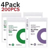 Un paquet de quatre packs contenant 200 pièces de housses de protection transparentes pour collections et cartes.