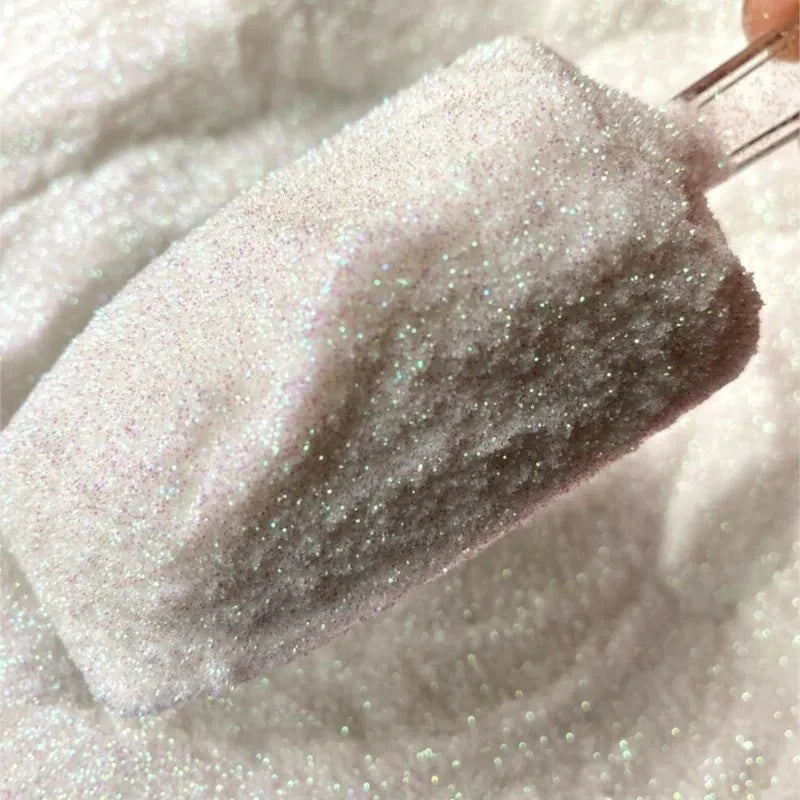 White Iridescent Ultra Fine Glitter Dust
