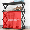4-Tier X-Frame Shoe Storage Rack