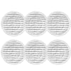 A set of replacement mop cloths for Shark steam mops, showing various textured circular cloths.