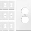 Durable ABS Wall Light Switch Cover Plate