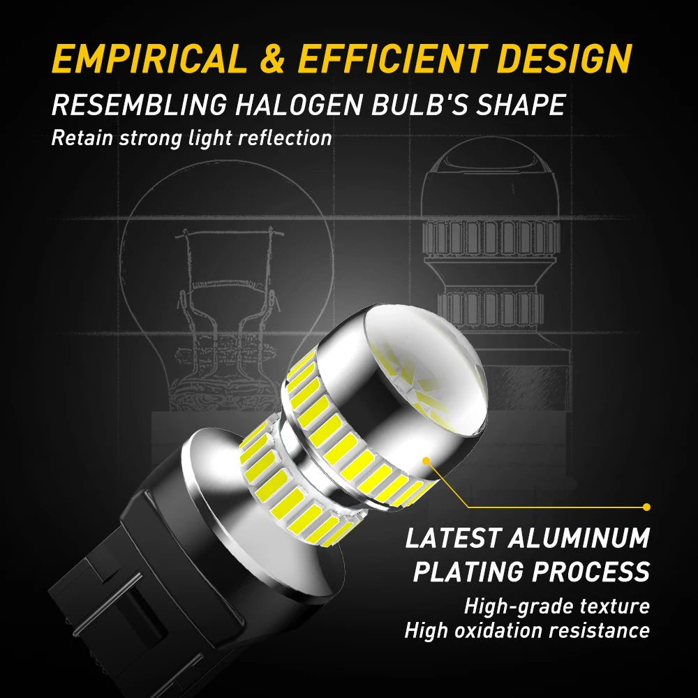Super Bright LED Bulbs for Reverse, Brake, and Turn Signals