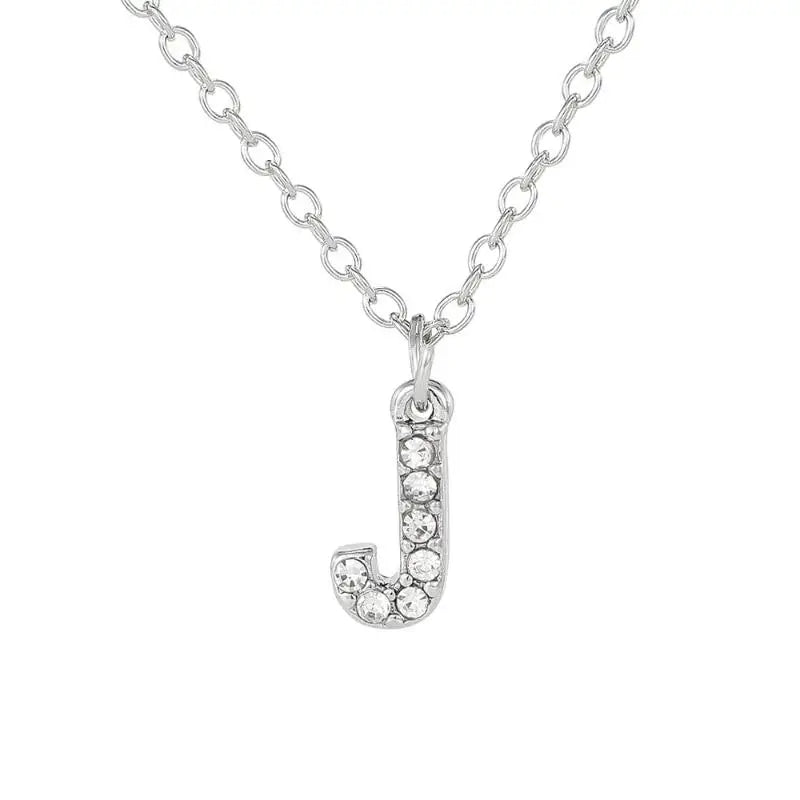 Initial Letter Pendant Necklace
