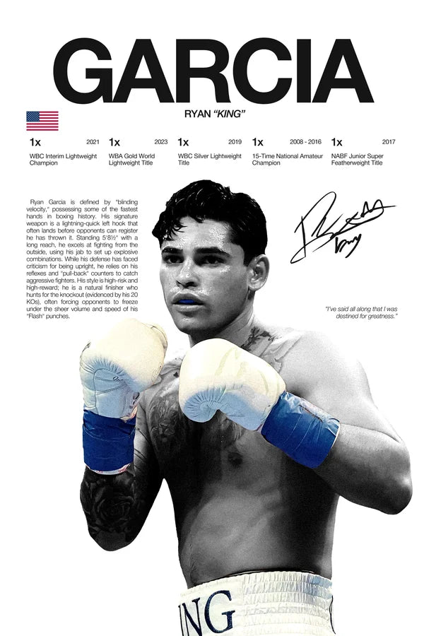 Martial Arts Legend Canvas Wall Art – Inspirational MMA Fighter Poster for Gym & Home