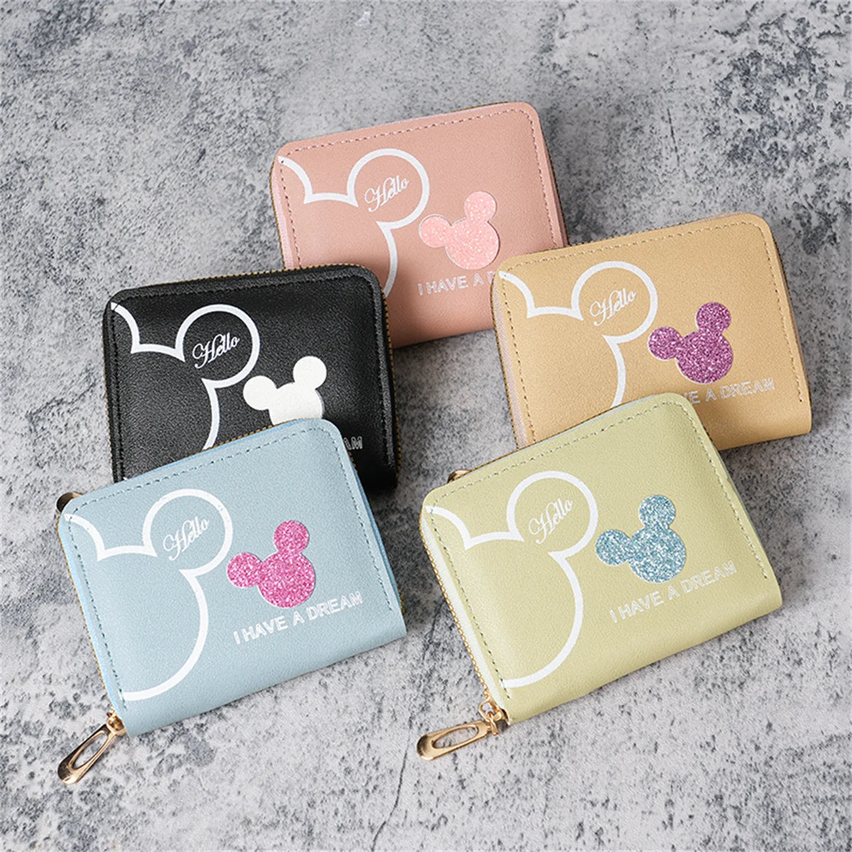 Adorable Cartoon Mini Wallet with Coin Pocket