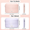 Soft Puffy Laptop Sleeve with Plush Padding