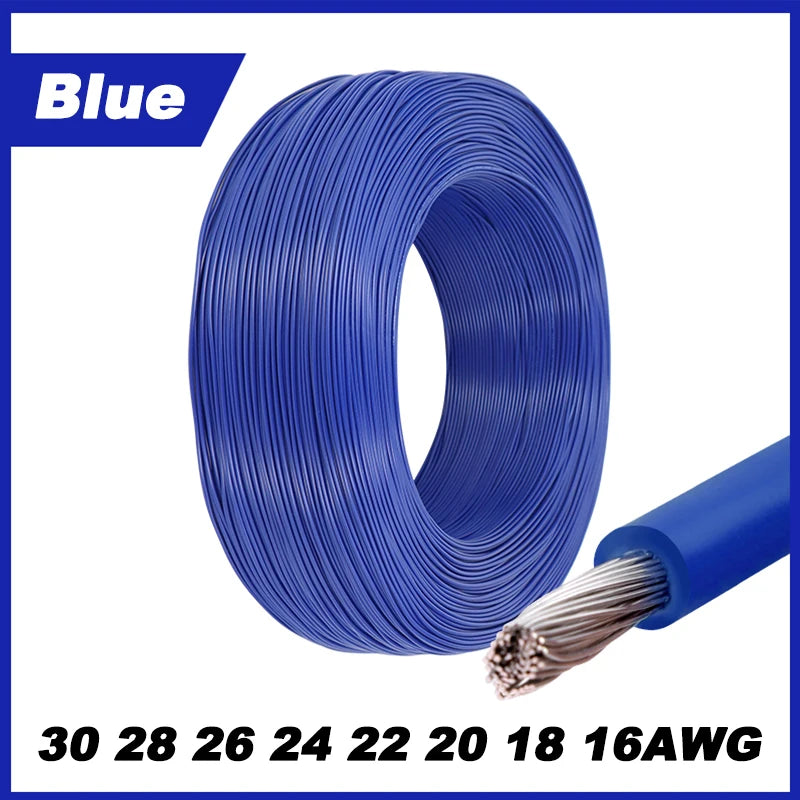 12-Color Tinned Copper Hookup Wire for DIY Projects