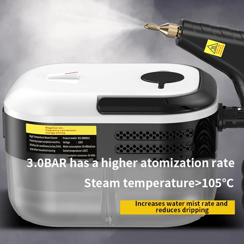 High-Pressure Steam Cleaner with Adjustable Output