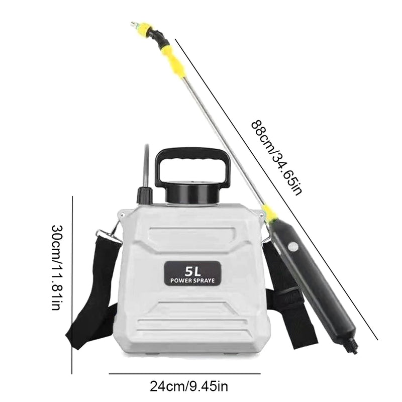 Electric Backpack Sprayer with Adjustable Speeds