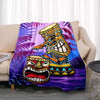 Manta de Lana Fleece con Estampado Tiki Bar Aloha