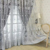 European Vintage Floral Embroidered Blackout Curtain