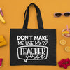 Sac Tote en Toile Durable pour Enseignants