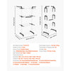 Adjustable Rollable Clothes Drying Rack with Sock Clips